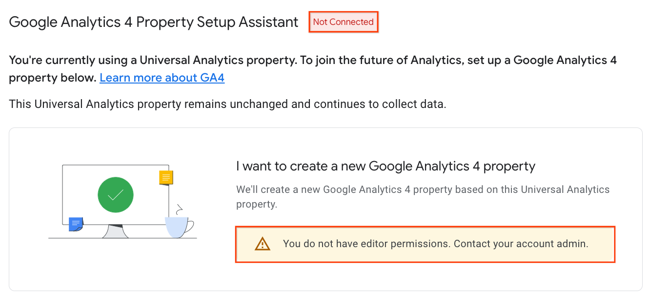 UA→GA4] How to tell if your GA4 property is connected to a