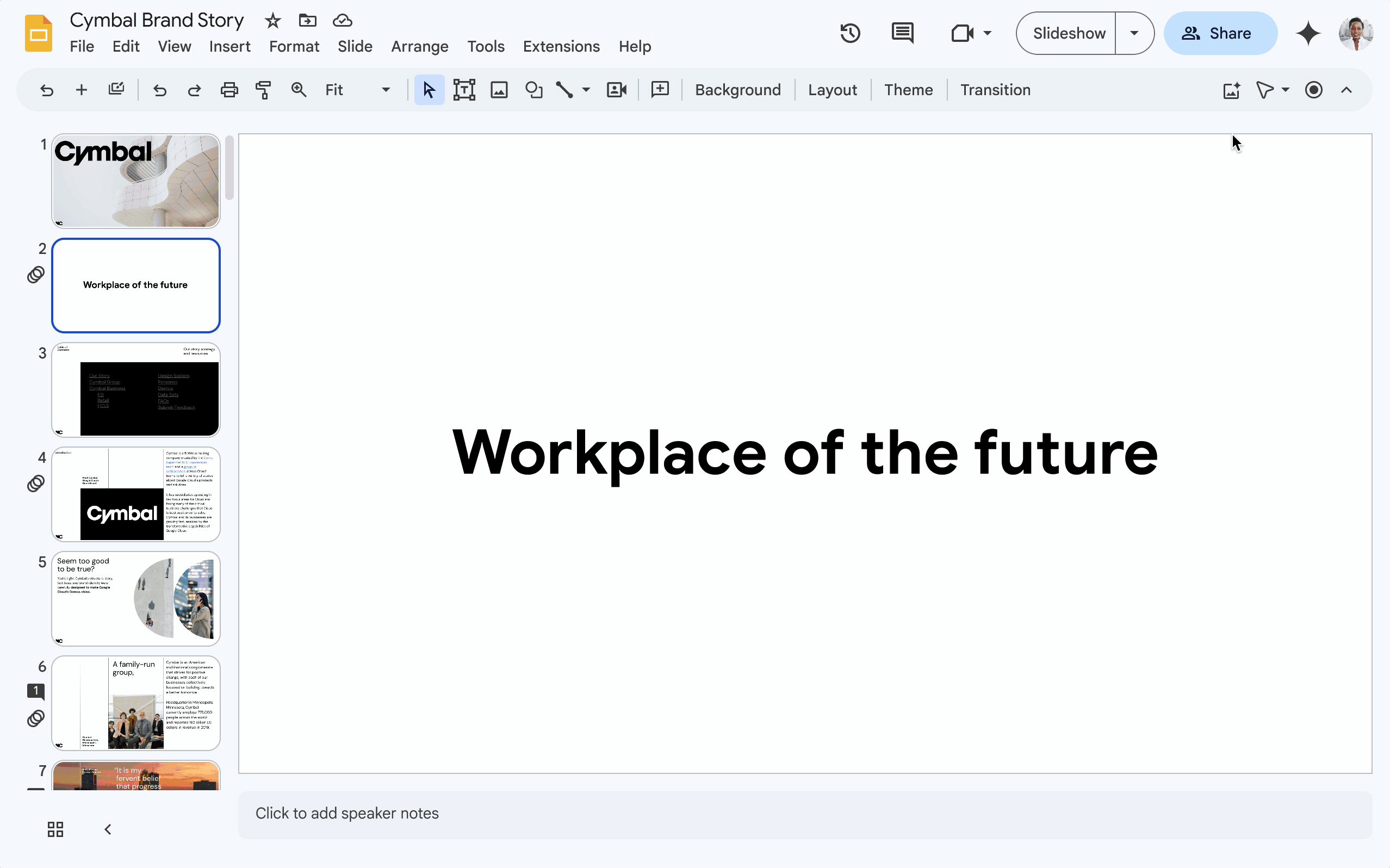 Create images with Gemini in Google Slides
