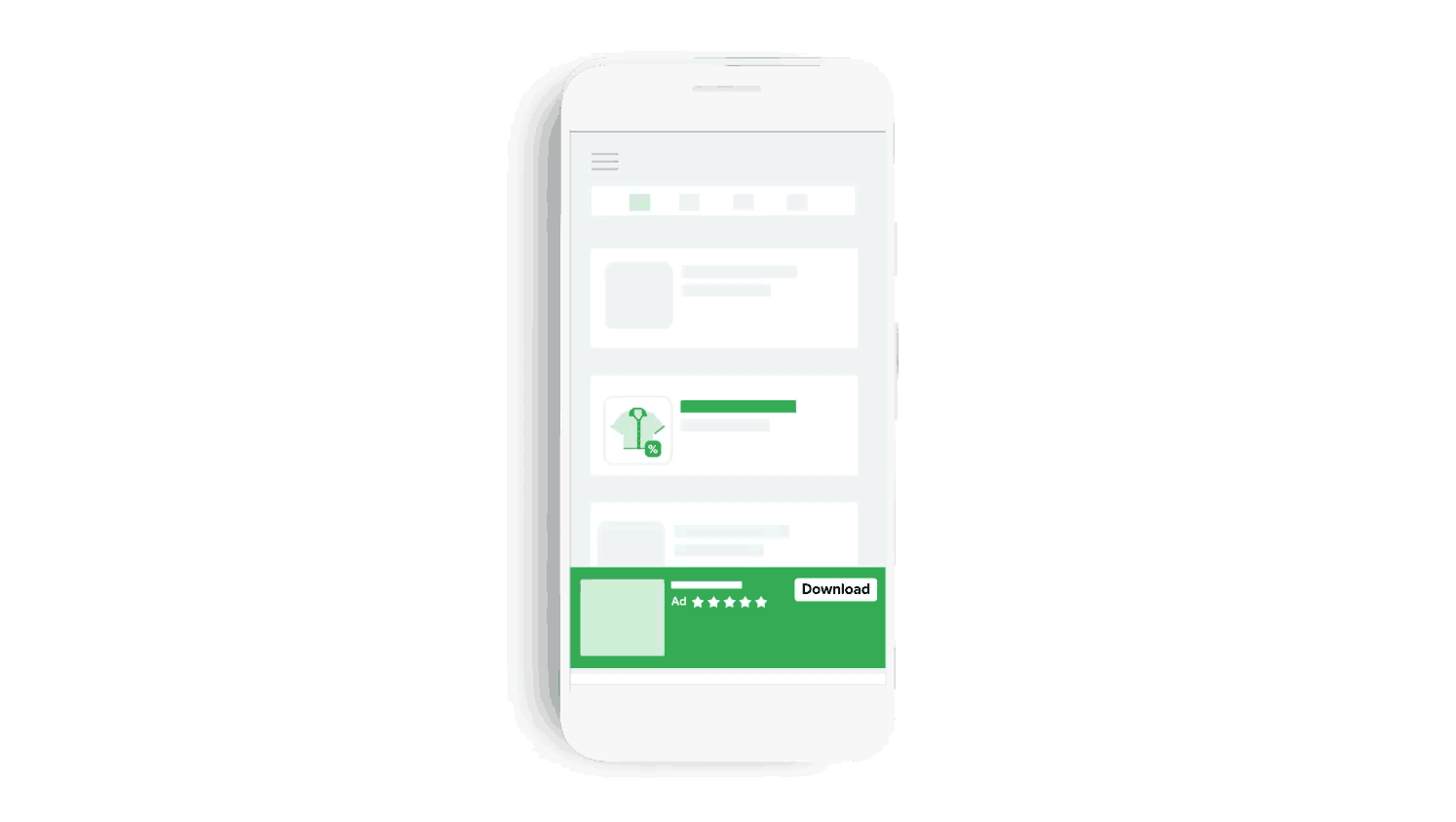 Example of an ad with Confirmed Click applied