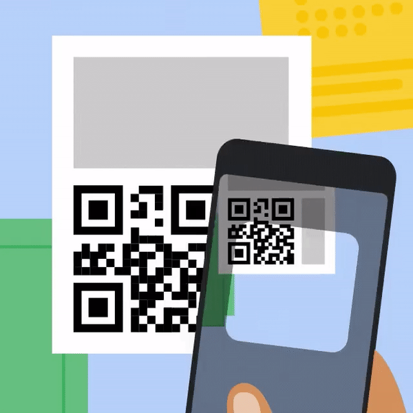 Scan QR on Camera from - Camera from Google