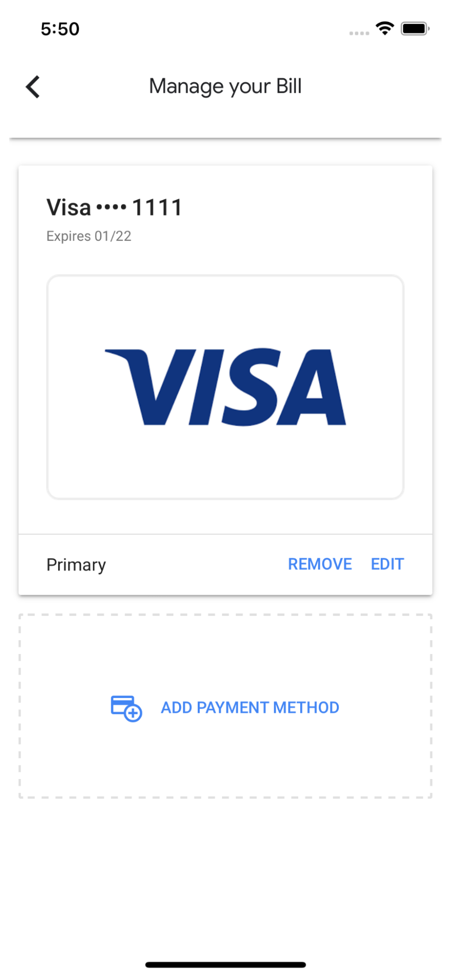 Update your payment method from the Fiber app Google Fiber Help