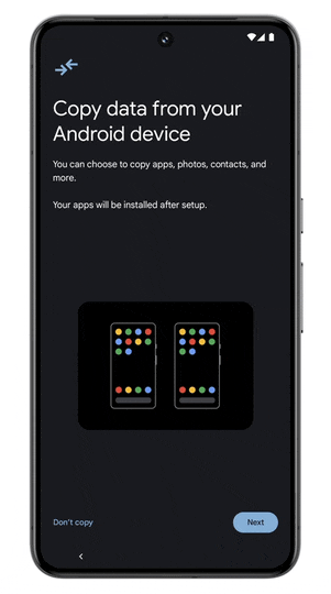 Switch from an Android to a Pixel phone Step 4