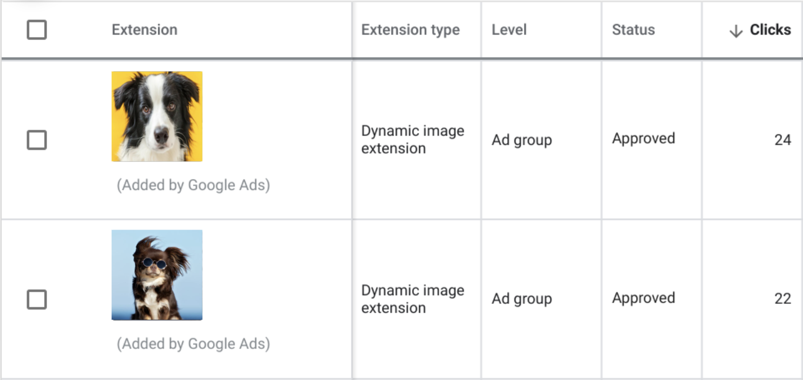 画像表示オプションで魅力的な検索広告を配信する Google 広告 ヘルプ