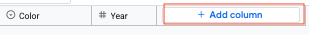 Click Add column to add a new column to table