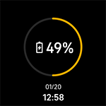 Battery charging screen