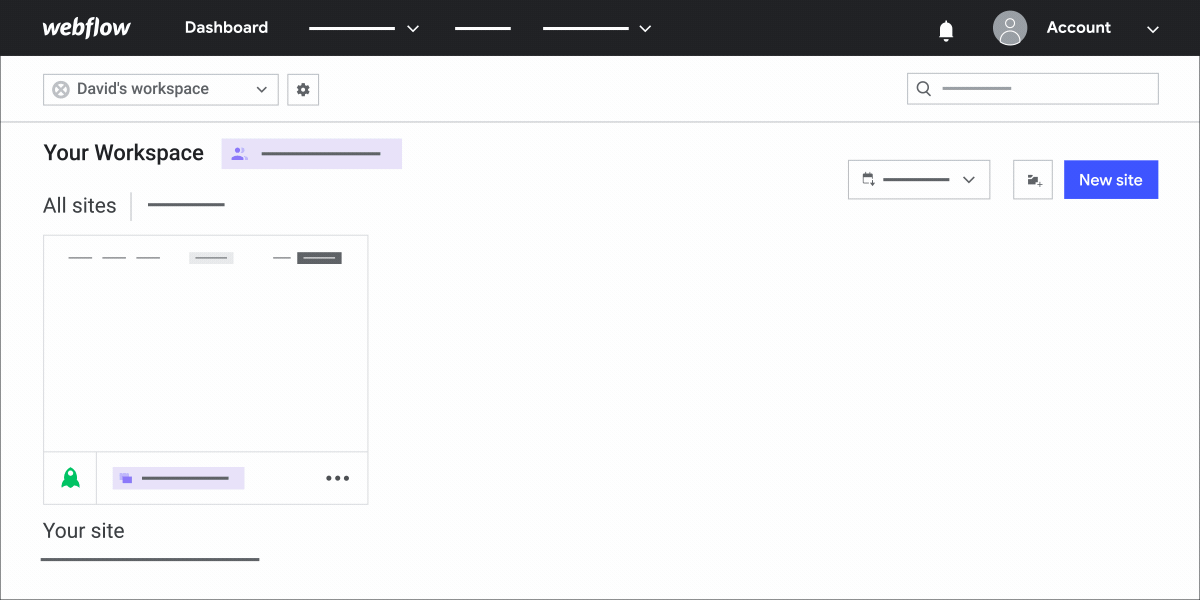 Анимация, демонстрирующая, как добавить новый код с помощью Webflow.