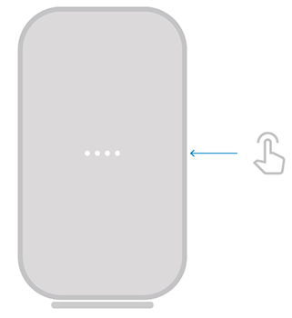 tryck på vertikal placering