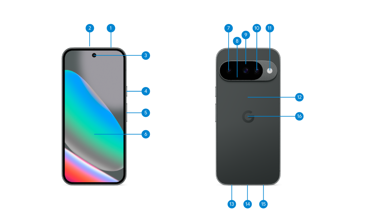 Pixel 10 hardware diagram