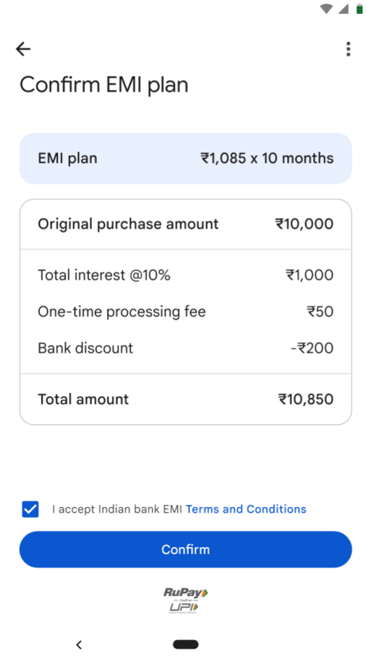 EMI calculation