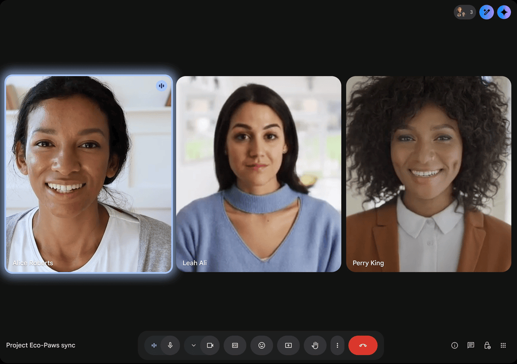 ask Gemini in Meet feature