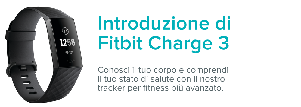 Come si inizia a utilizzare Fitbit Charge 3 Guida di Fitbit