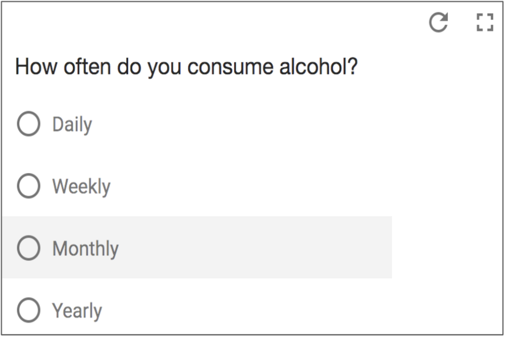 Missing opt-out question