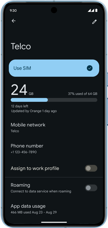 eSIM management