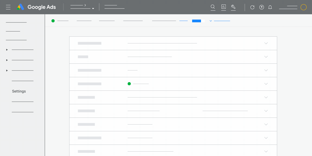 This animation demonstrates how to set conversion value rules for shop visits in Google Ads.