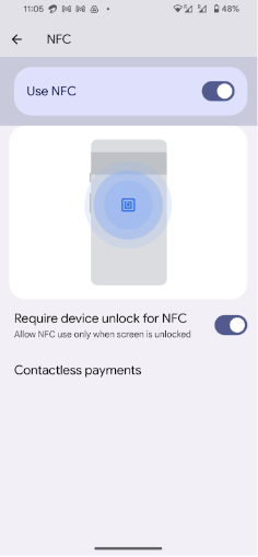 Turned ON NFC