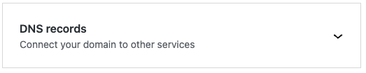 Name Servers and DNS is selected.