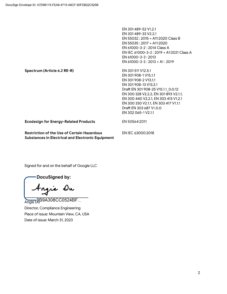 Safety & regulatory guide for Pixel Fold Help