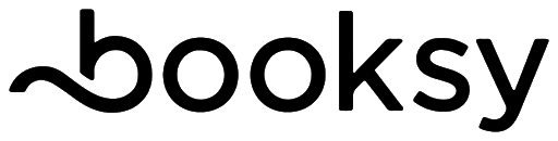 The company logo for Booksy.