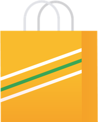 Yellow shopping bag