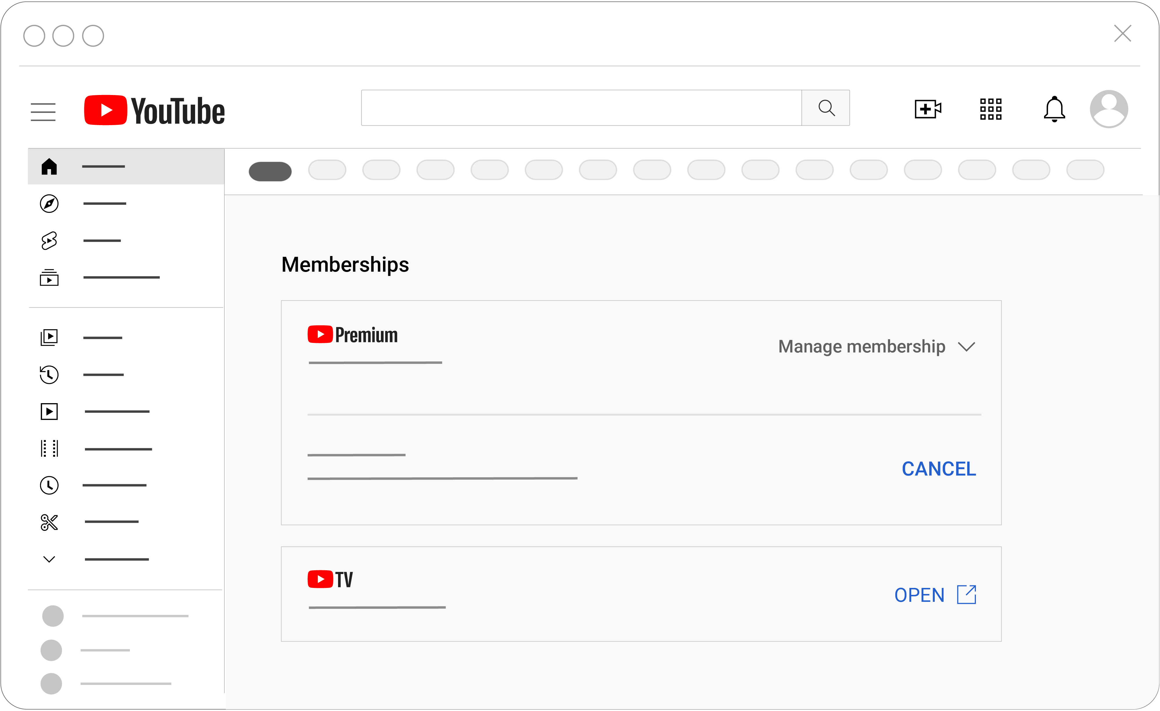 image shows how the cancel page looks like