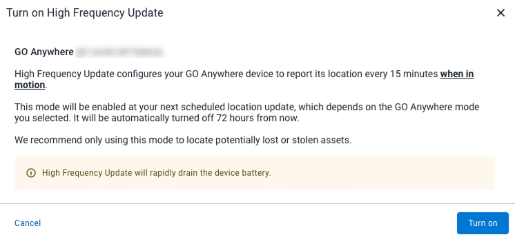 Image showing High Frequency update