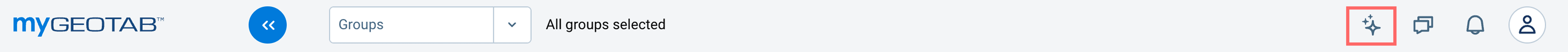 Image showing ace in top nav bar