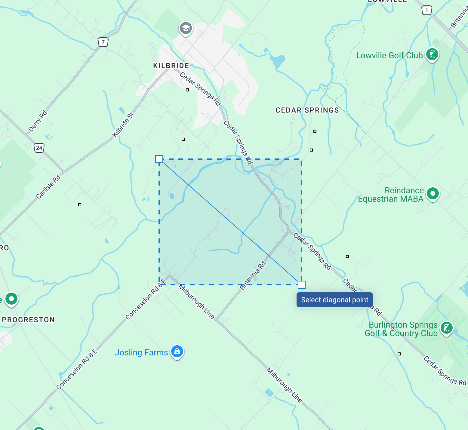 Image showing new area activity search