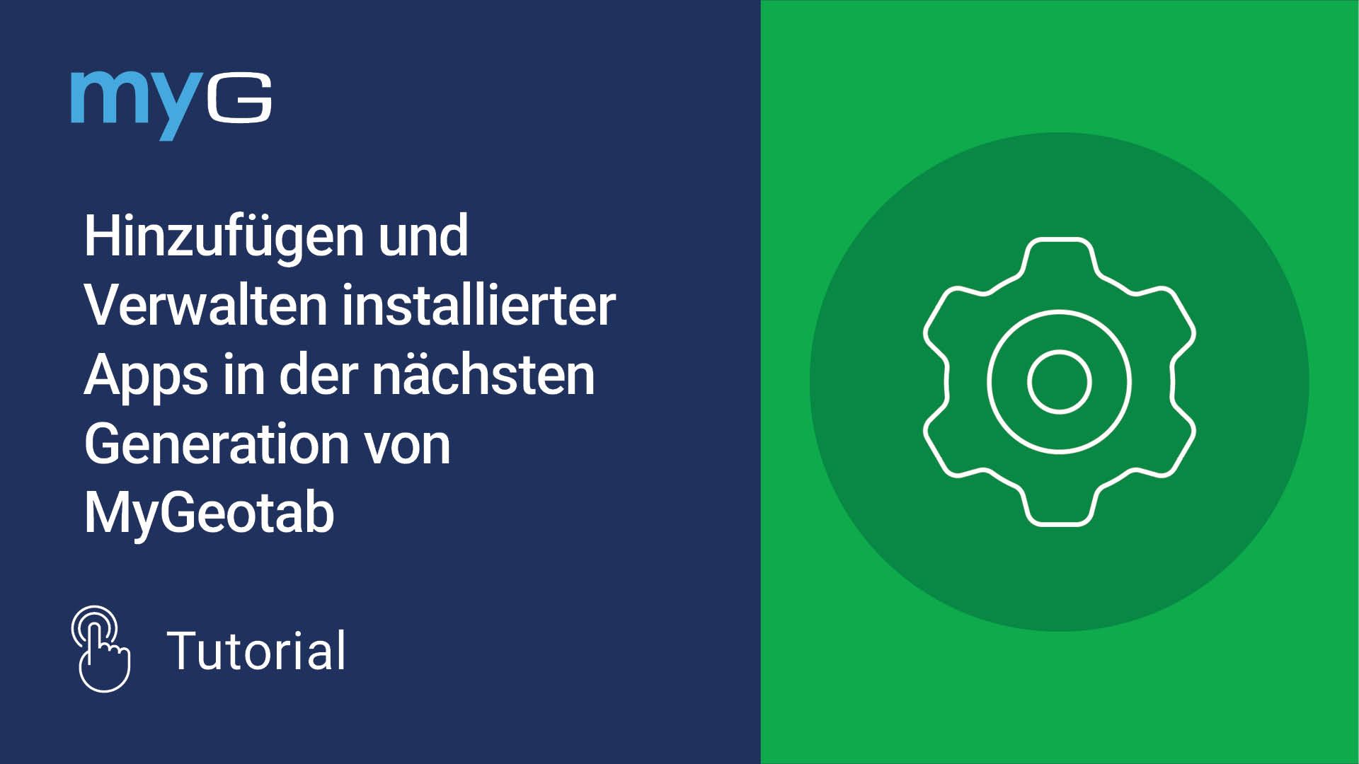 Miniaturansicht für Hinzufügen und Verwalten installierter Apps in der nächsten Generation von MyGeotab
