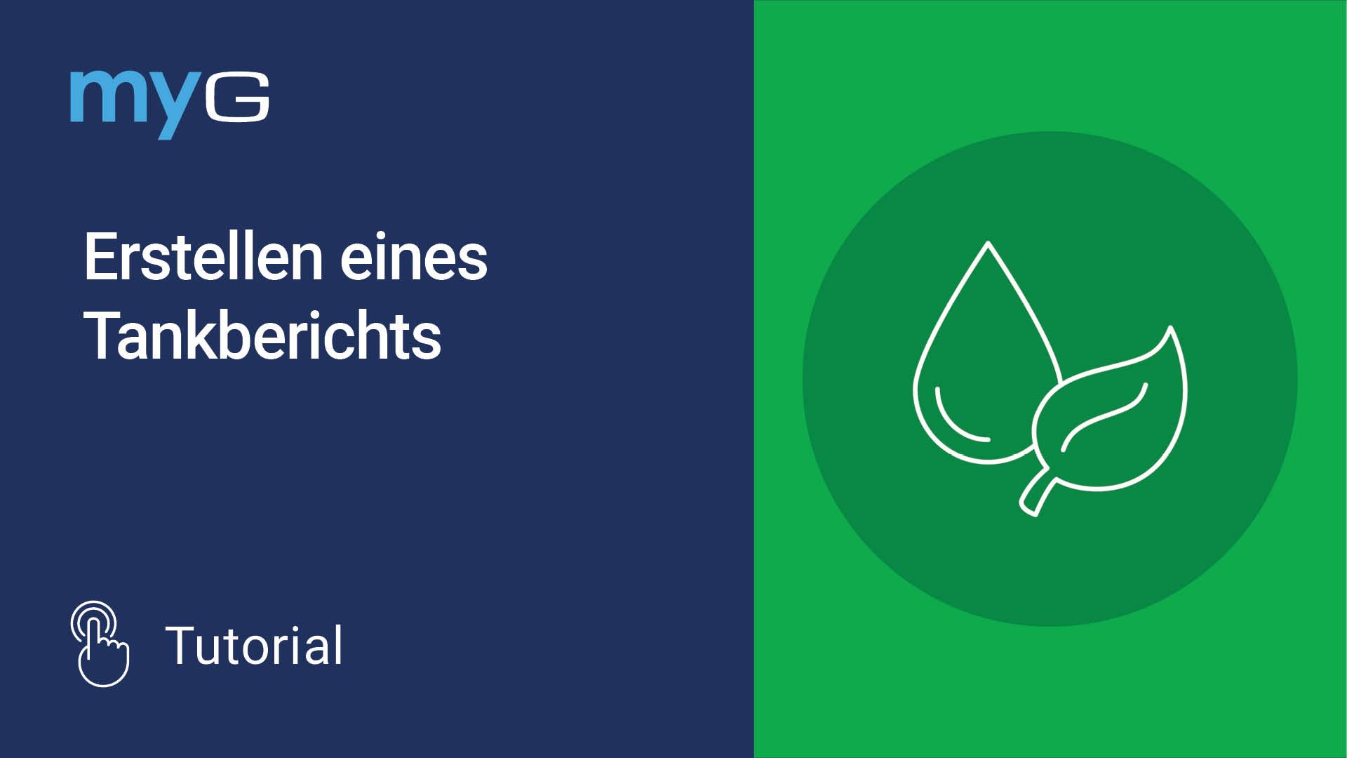 Thumbnail for Erstellen eines Tankberichts