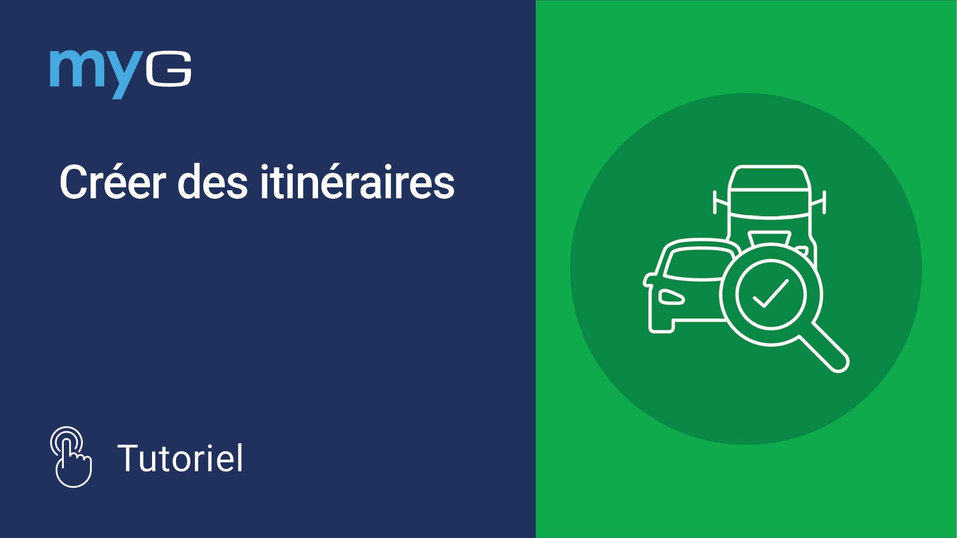 Thumbnail for Créer des itinéraires