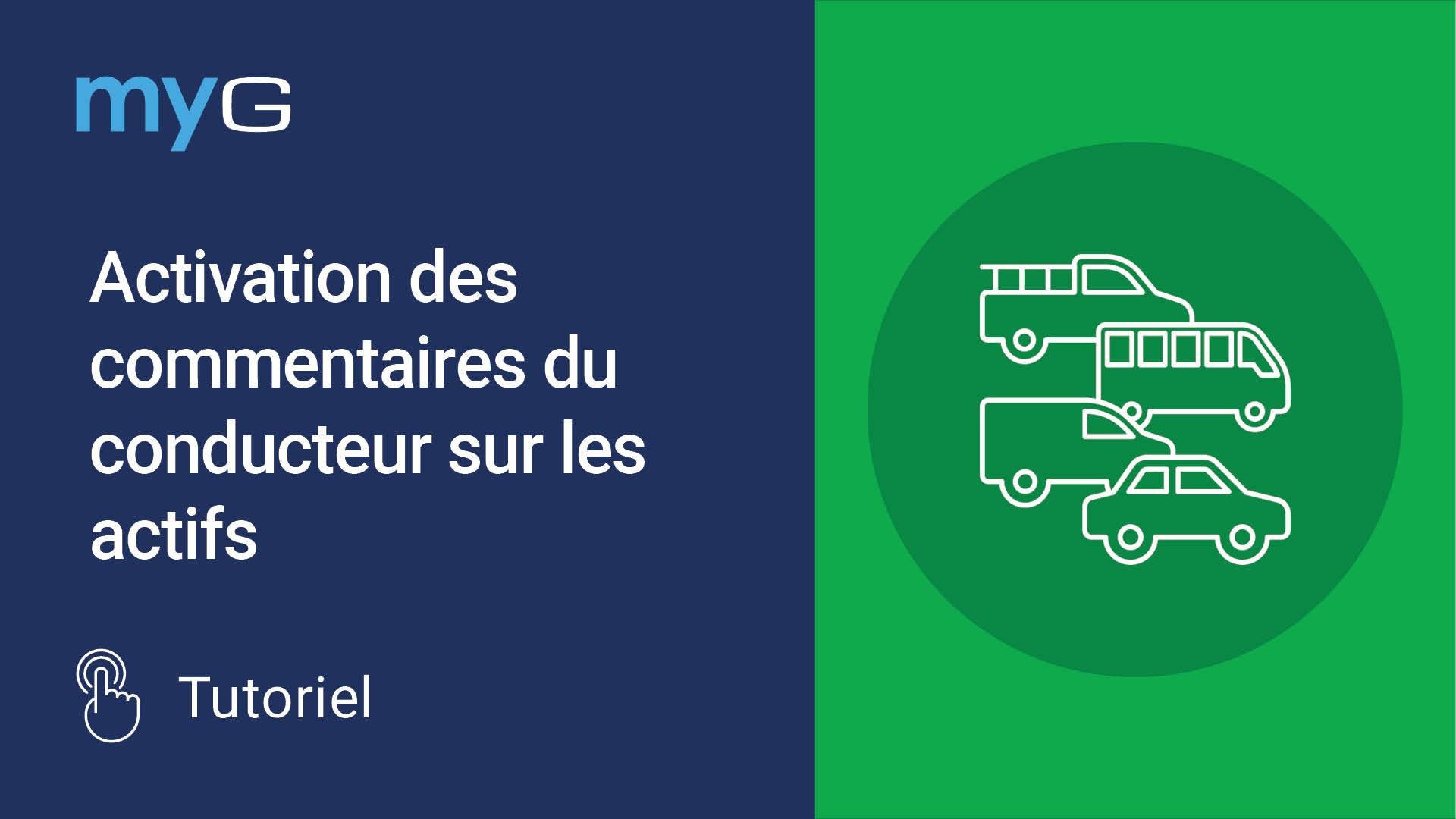 Thumbnail for Activation des commentaires du conducteur sur les actifs