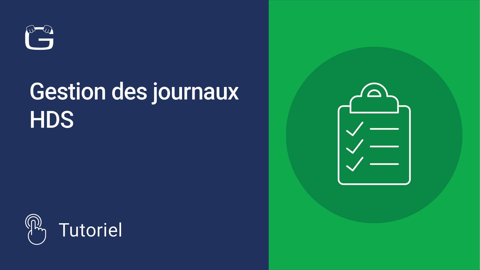 Thumbnail for Gestion des journaux HDS dans l'application Drive