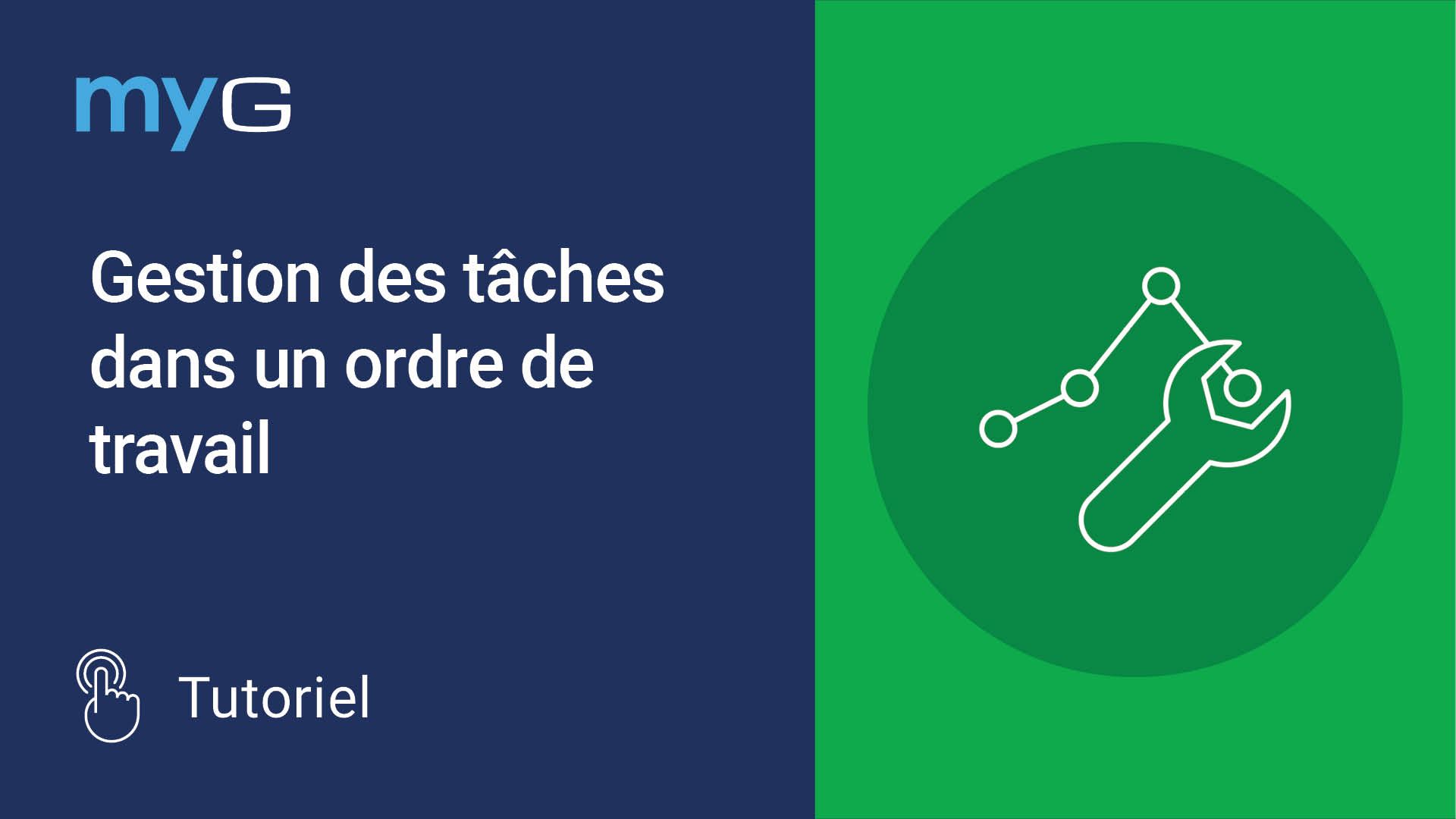 Thumbnail for Gestion des tâches dans un ordre de travail