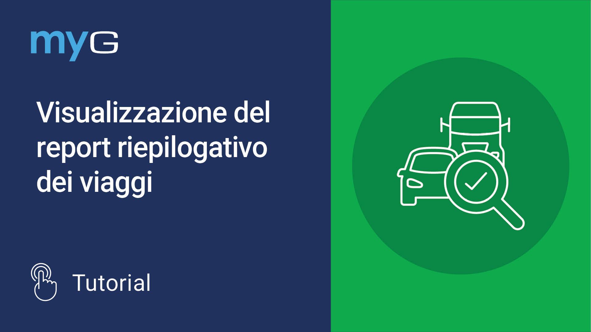 Thumbnail for Visualizzazione del report riepilogativo dei viaggi