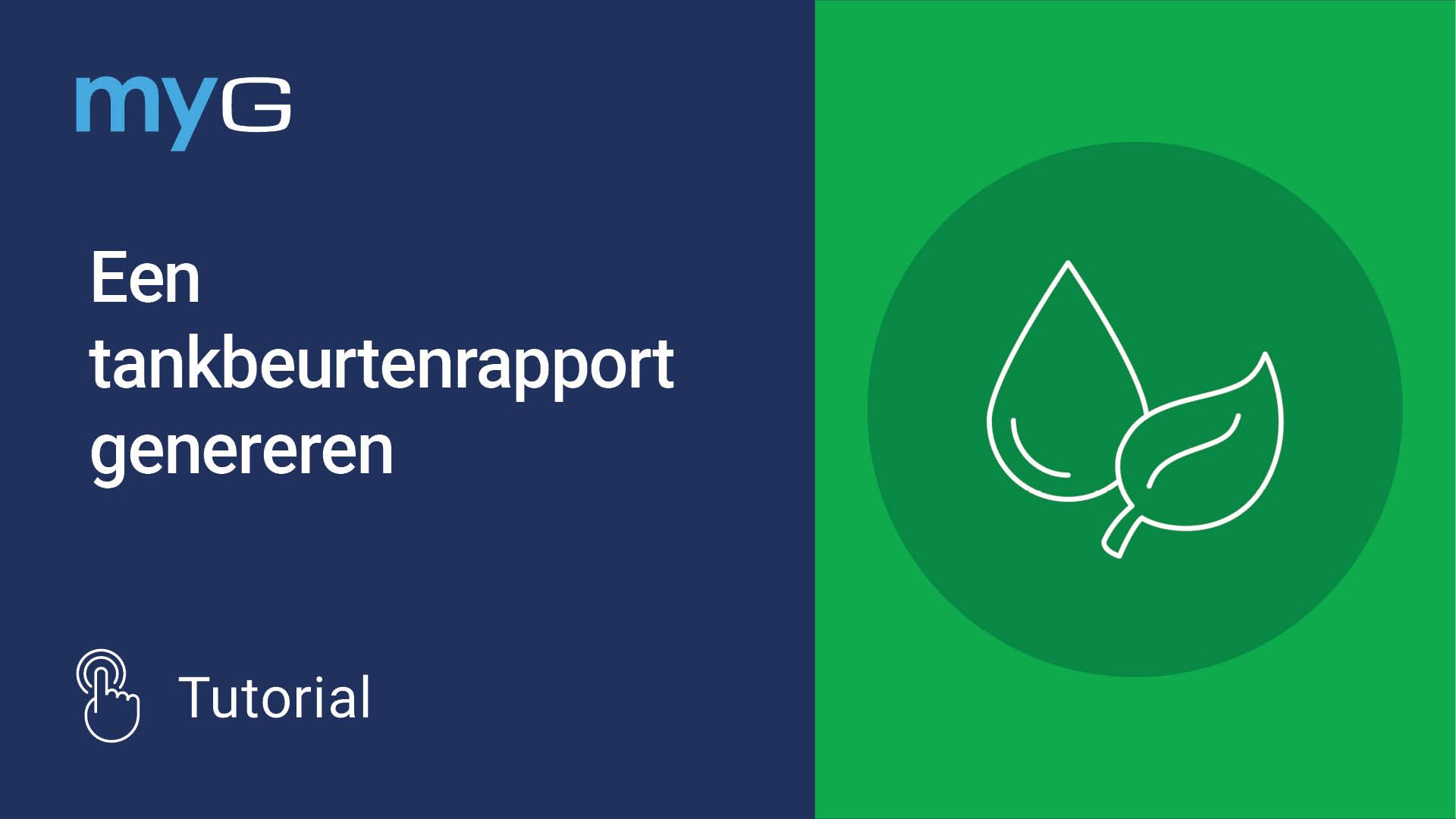 Thumbnail for Een tankbeurtenrapport genereren