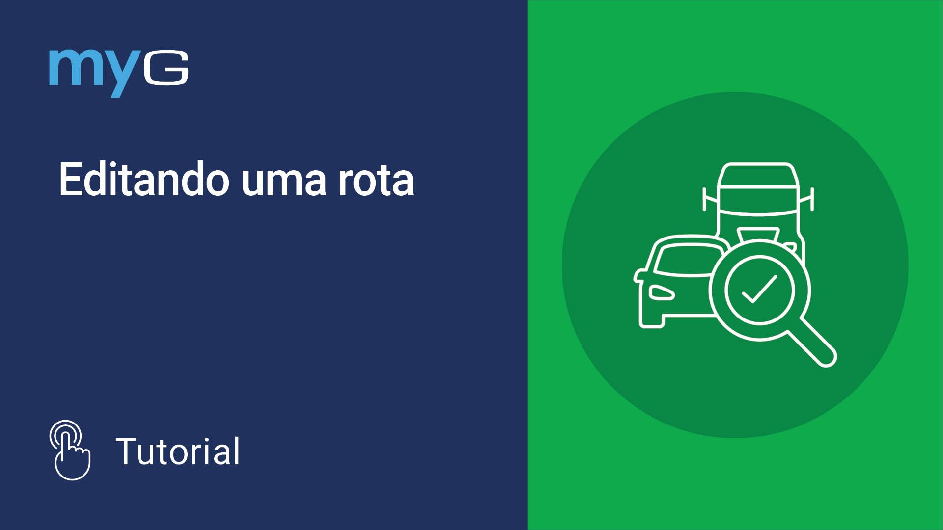 Thumbnail for Editando uma rota