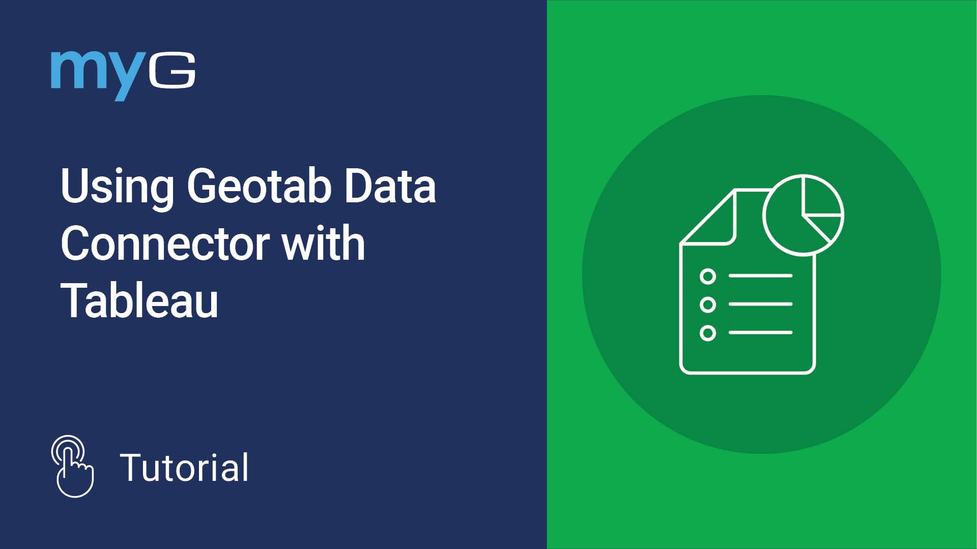 Thumbnail for Using Geotab Data Connector with Tableau