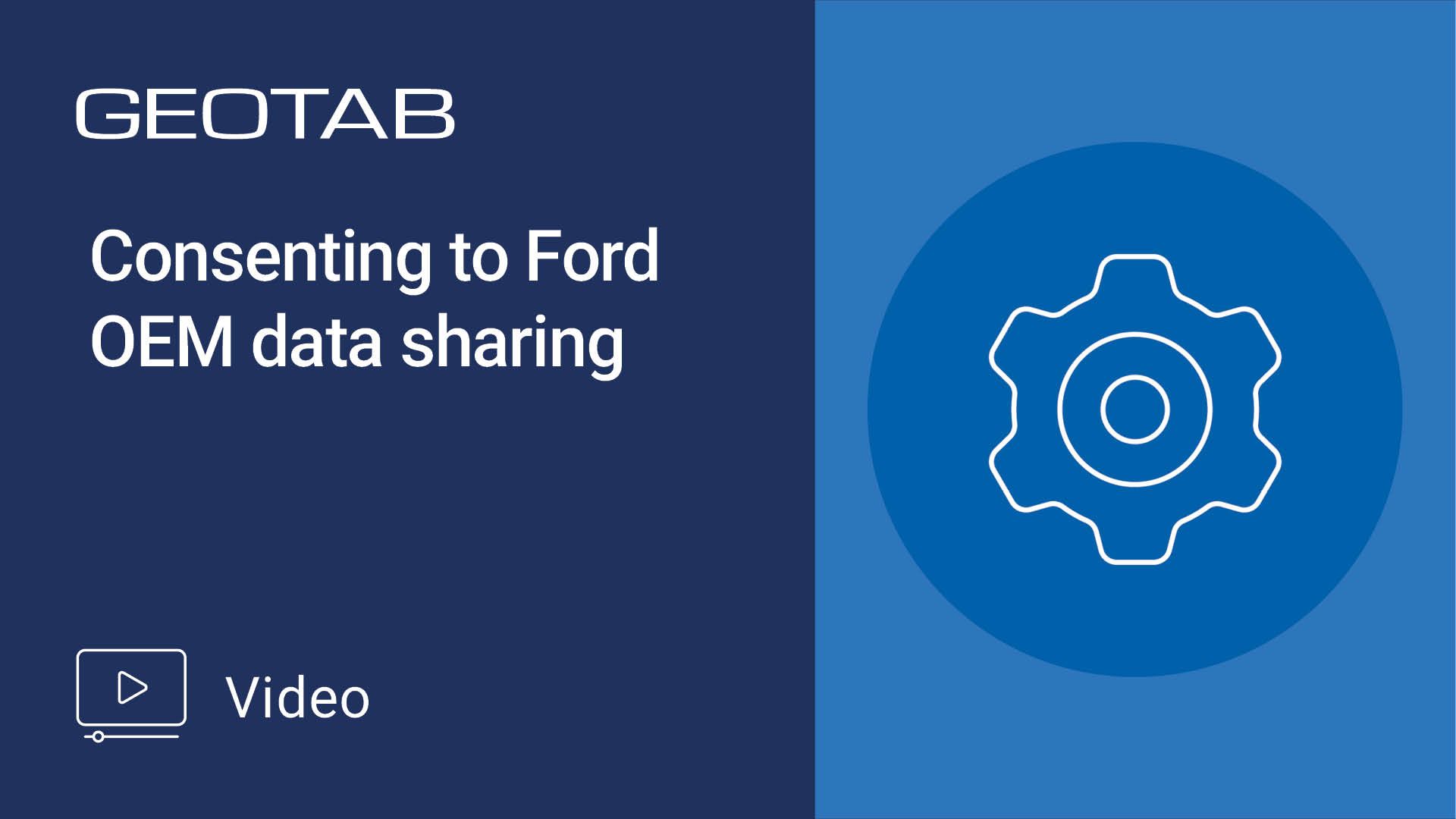 Thumbnail for Consenting to Ford OEM data sharing