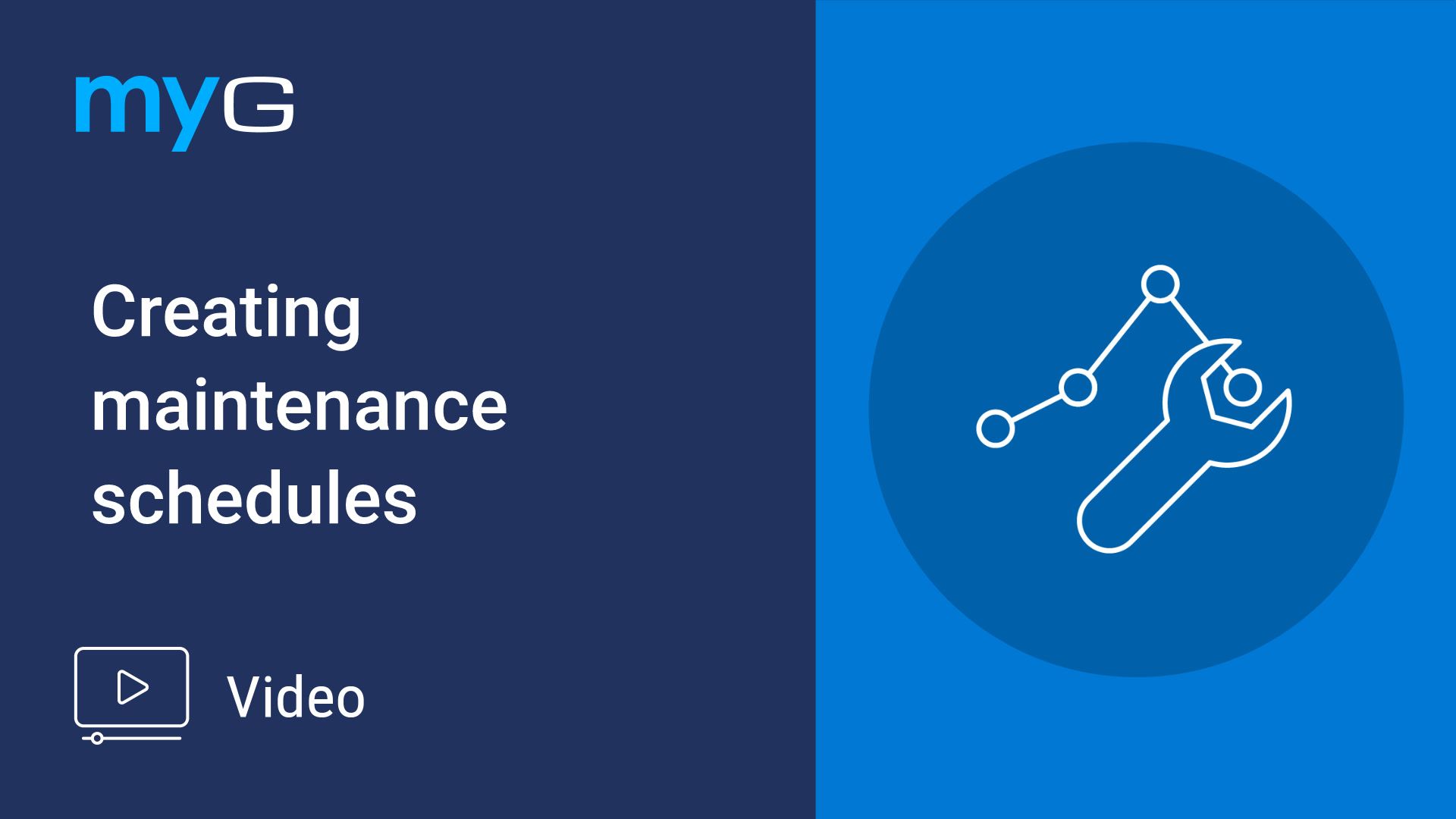 Thumbnail for Creating maintenance schedules