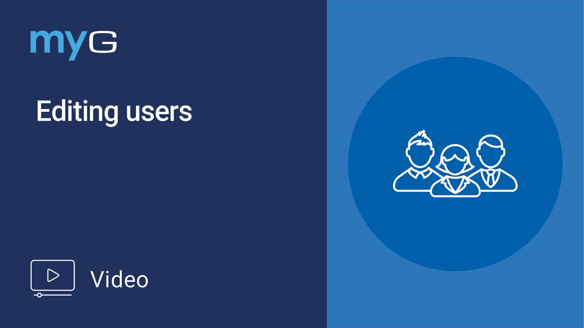 Thumbnail for Editing users