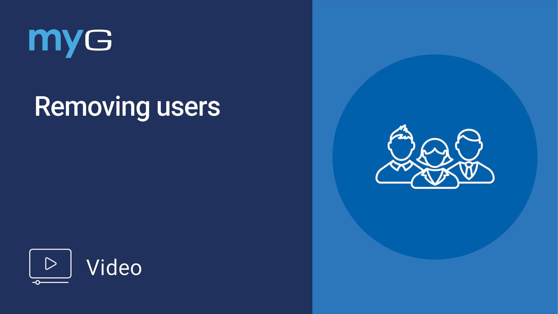 Thumbnail for Removing users