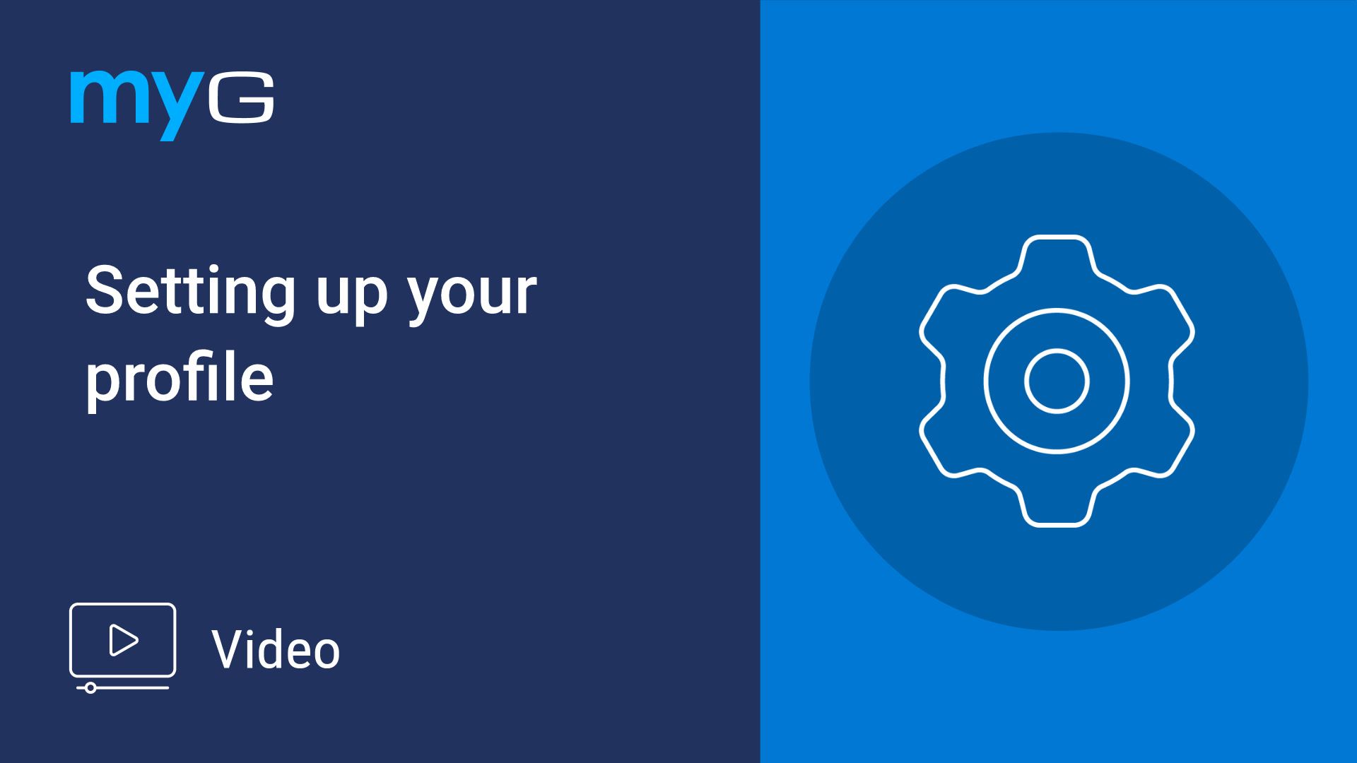 Thumbnail for Setting up your profile