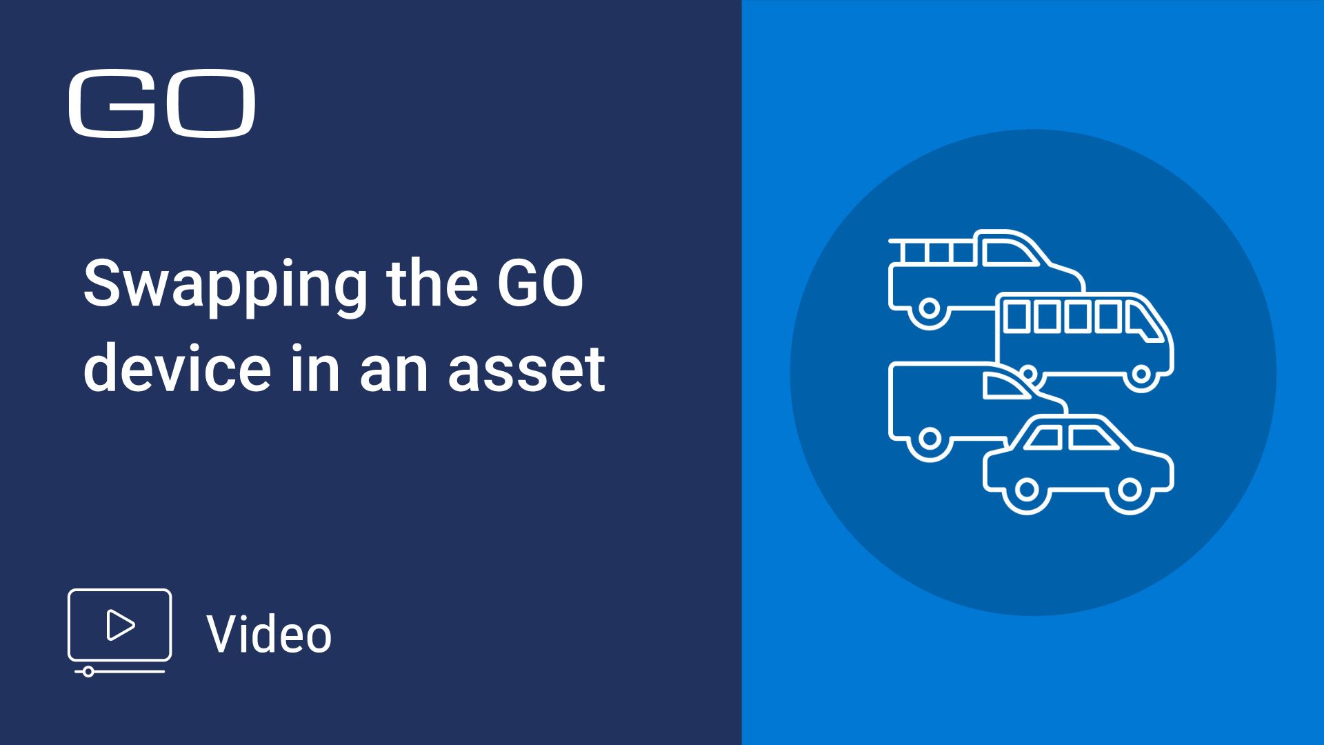 Thumbnail for Swapping the GO device in an asset
