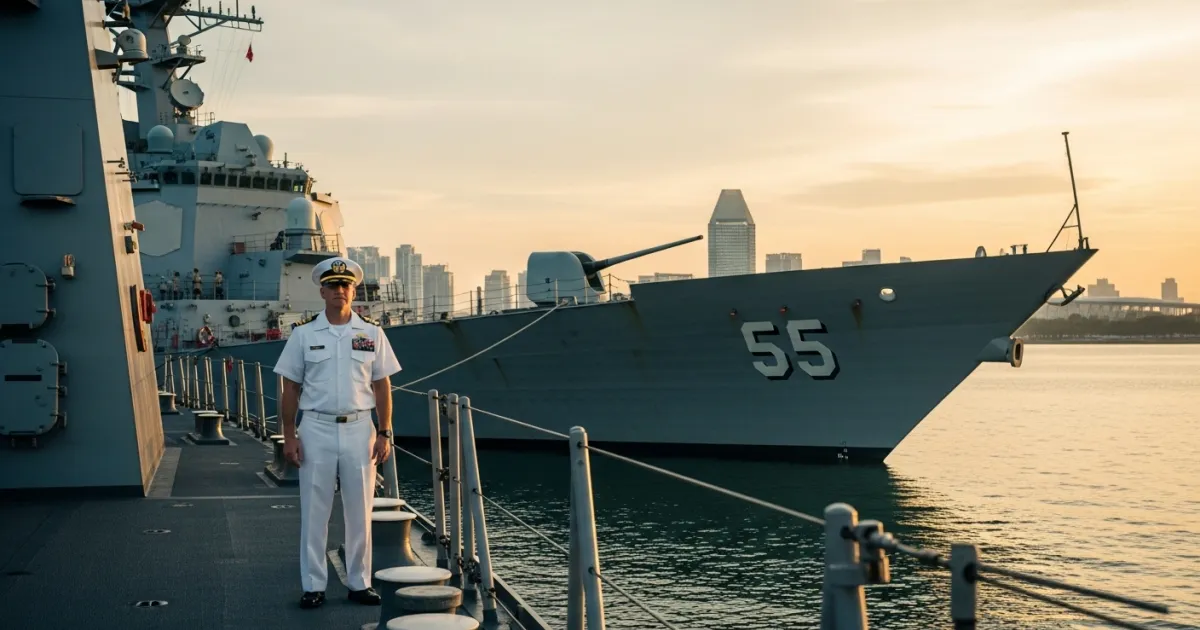 US Navy Admiral Daryl Caudle Strengthens Defense Ties in Singapore
