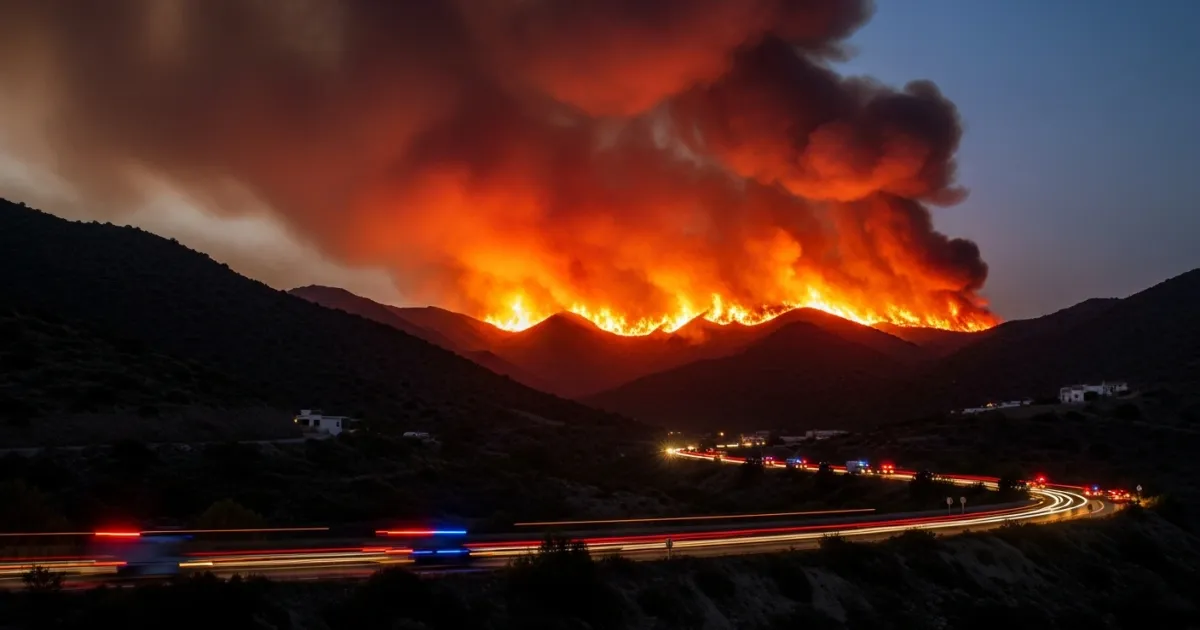 Deadly Wildfire Claims Lives in Spain's Almeria Province
