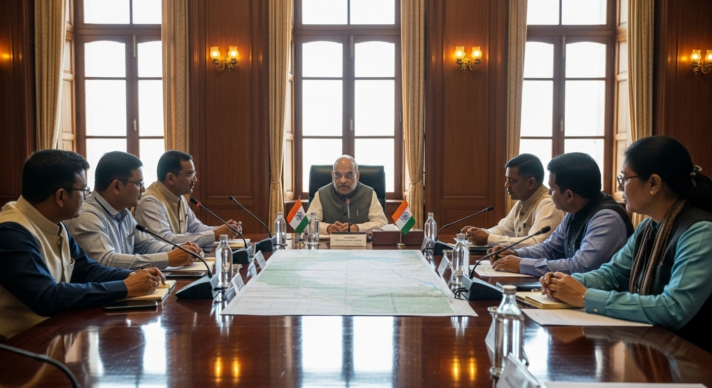 Union Home Minister Amit Shah leads the 73rd Plenary Session of the North Eastern Council in Shillong to discuss regional development and infrastructure projects.