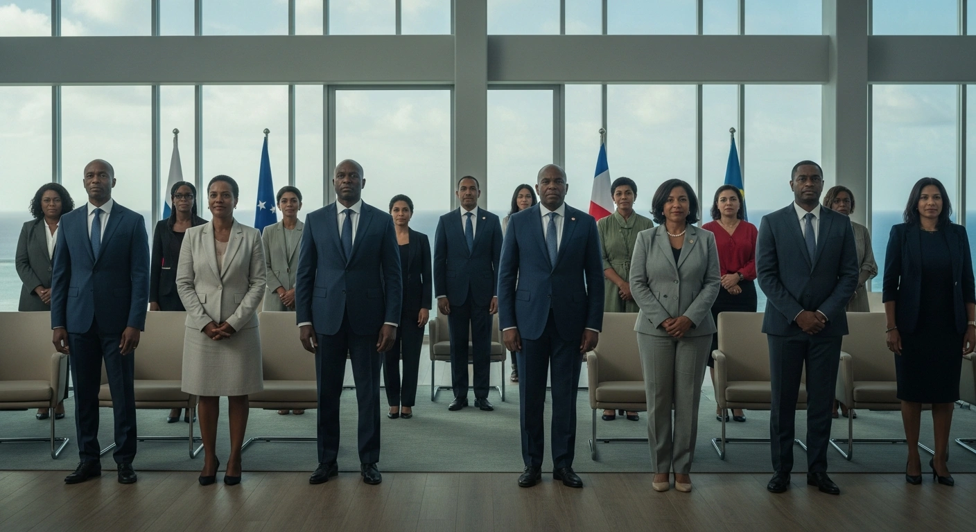 International officials gather at the Antilles-Guyana Security Conference in Martinique to discuss regional cooperation against illicit trafficking.