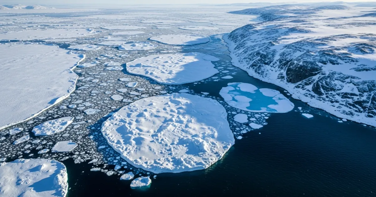 Copernicus Sentinel-2 Imagery Tracks Dynamic Sea Ice Movement Off Greenland Coast