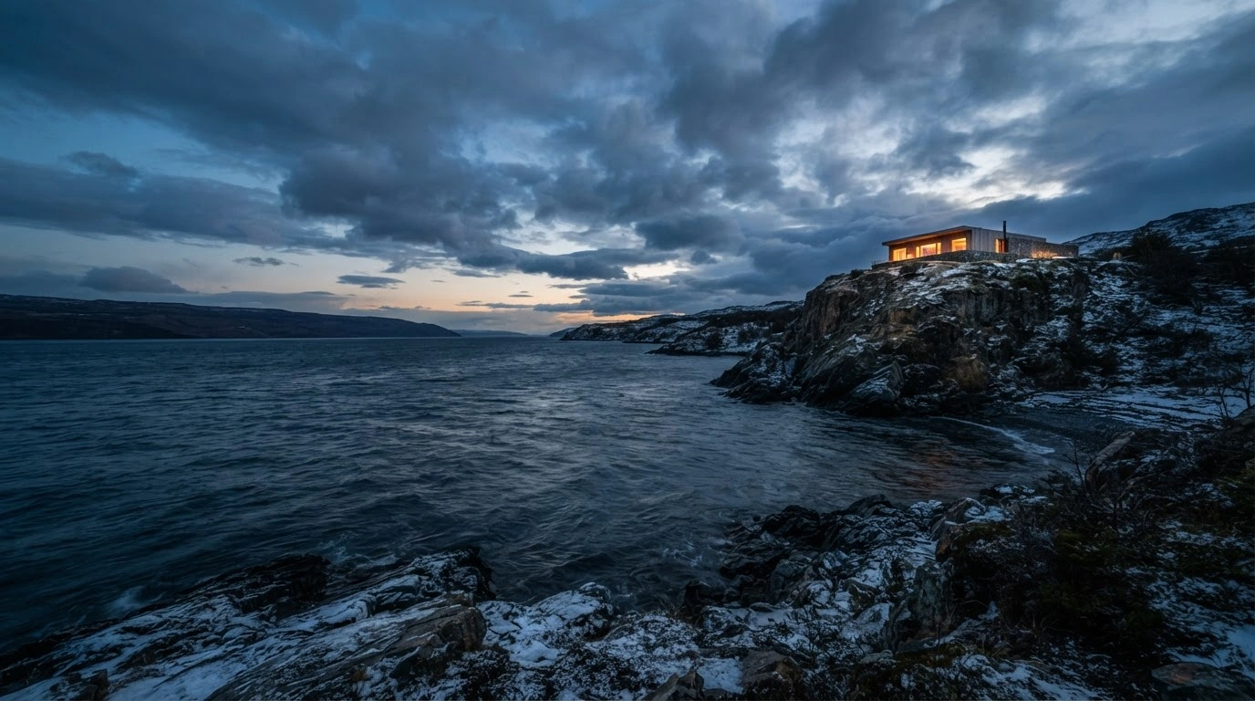 A scenic view of the Strait of Magellan at twilight, representing the diplomatic landscape between Argentina and Chile following recent international clarifications.