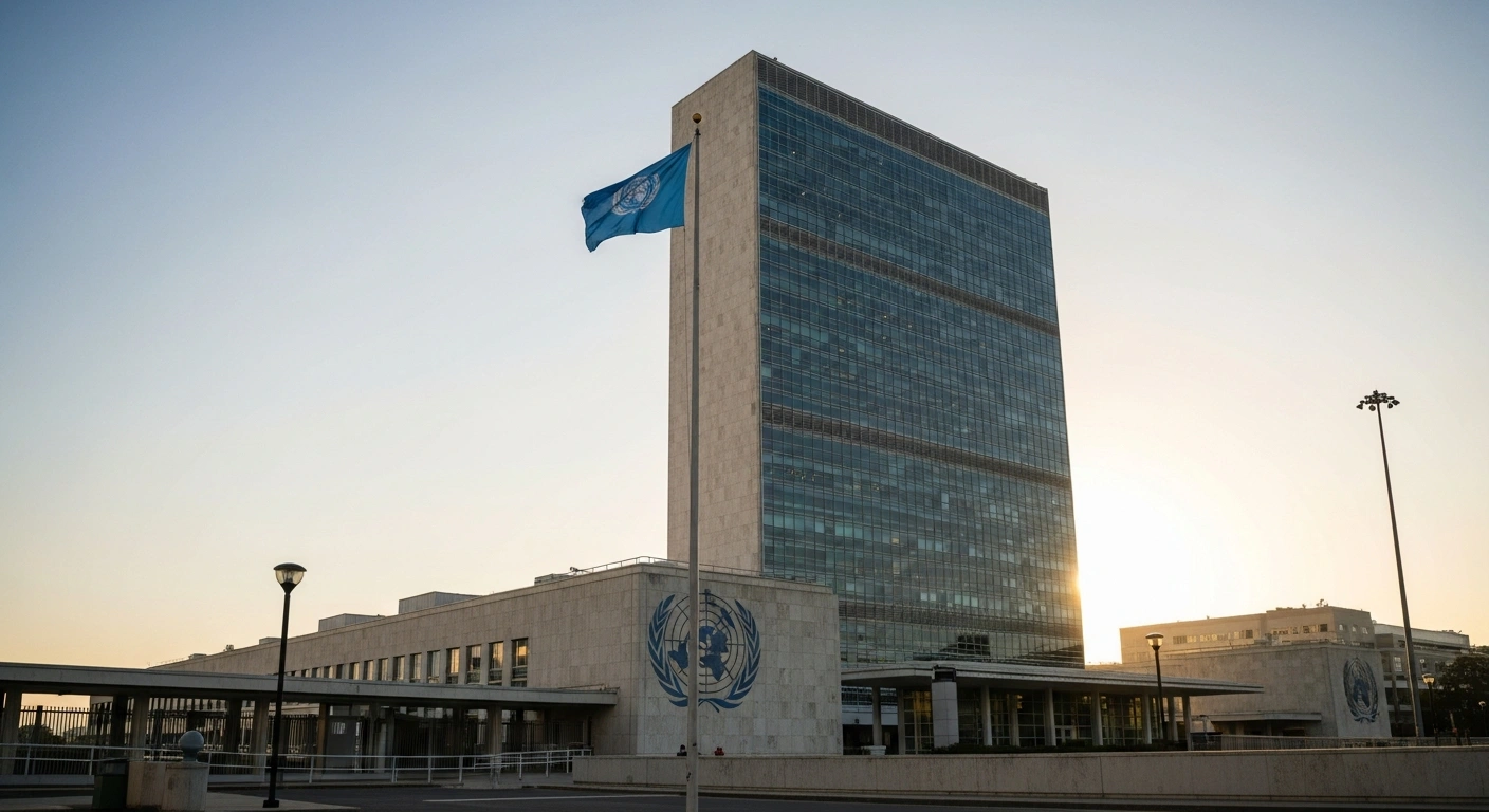 The World Health Organization headquarters building stands as a symbol of Argentina's continued membership in the international health body.